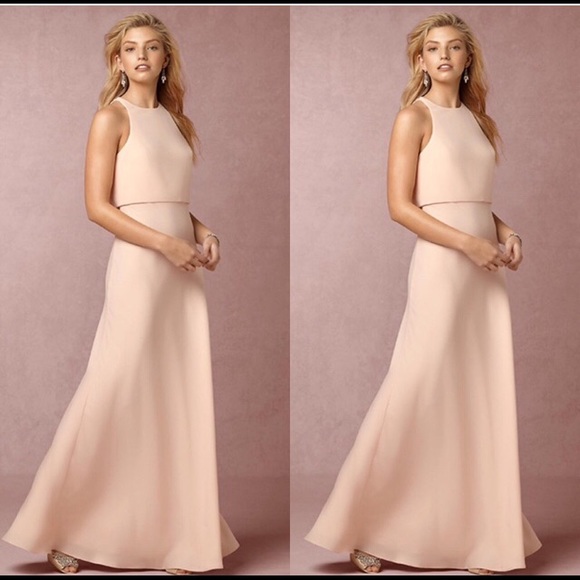 Anthropologie BHLDN Iva Crepe Gown - Picture 3 of 16